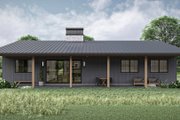 Modern Style House Plan - 3 Beds 2.5 Baths 1710 Sq/Ft Plan #455-470 