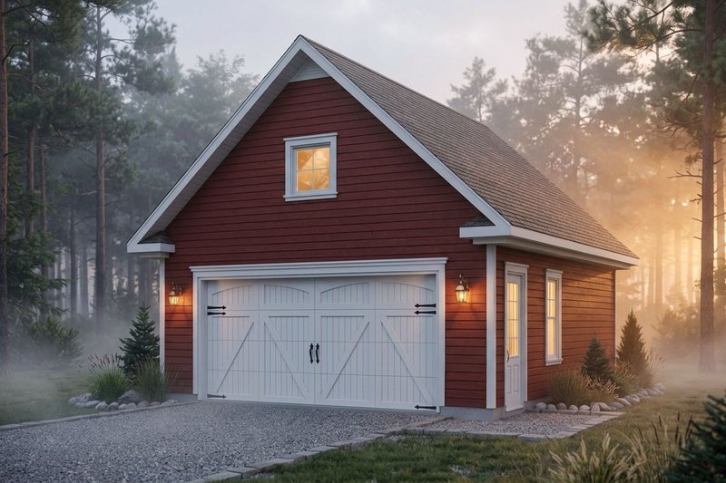 Home Plan - Exterior - Front Elevation 2 House Plan #23-2456, 0 bath