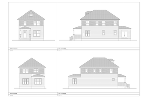 Exterior - Other Elevation for Craftsman House Plan #461-60 - 4 bed, 3 bath