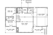 Log Style House Plan - 3 Beds 3 Baths 3755 Sq/Ft Plan #117-115 