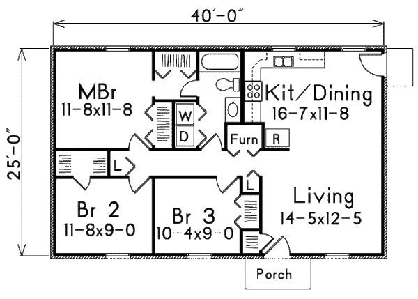 Dream House Plan - Traditional Floor Plan - Main Floor Plan #57-525