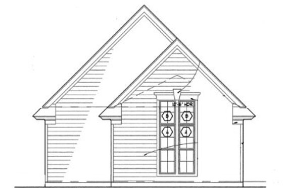 Exterior - Other Elevation for Country House Plan #120-147 - 3 bed, 2 bath