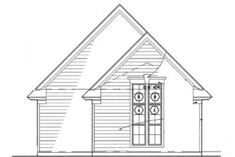 Architectural House Design - Exterior - Other Elevation for Country House Plan #120-147 - 3 bed, 2 bath