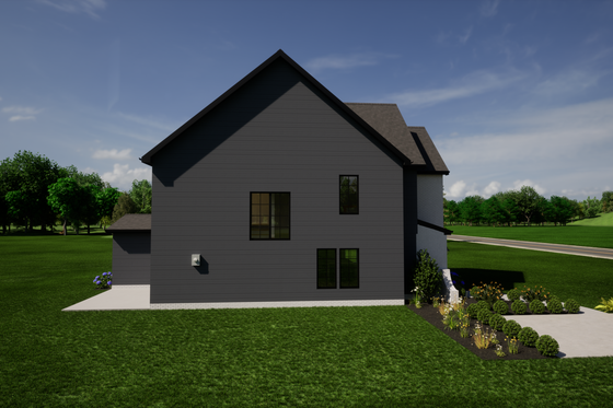 Exterior - Other Elevation 2 for Contemporary House Plan #1116-5 - 3 bed, 2.5 bath