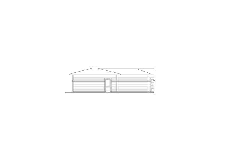 House Plan Design - Exterior - Other Elevation for Contemporary House Plan #124-1303 - 3 bed, 2.5 bath