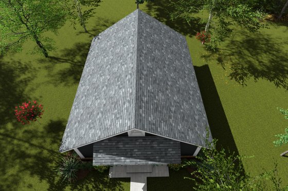 Exterior - Other Elevation 2 for Cottage House Plan #513-2232 - 2 bed, 1 bath