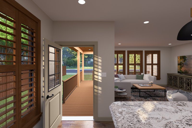 Architectural House Design - Interior - Kitchen for Ranch House Plan #1060-386 - 2 bed, 2 bath