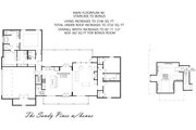 Farmhouse Style House Plan - 3 Beds 2.5 Baths 1991 Sq/Ft Plan #1074-131 Floor 