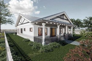 Exterior - Other Elevation for Cottage House Plan #1101-44 - 2 bed, 1.5 bath
