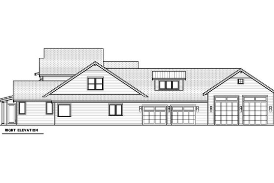 Exterior - Other Elevation 1 for Farmhouse House Plan #1070-248 - 6 bed, 4 bath