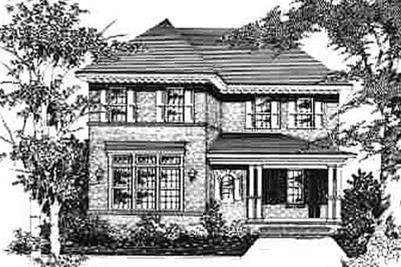 Colonial Style House Plan - 3 Beds 2.5 Baths 2773 Sq/Ft Plan #329-267