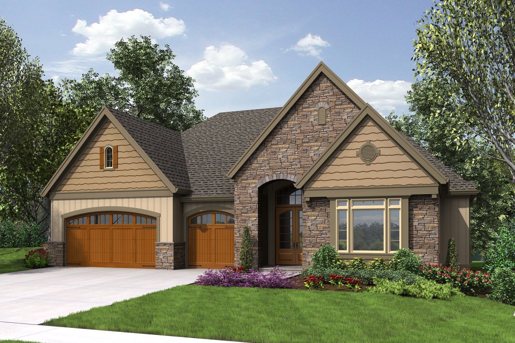 Craftsman Style House Plan - 4 Beds 3.5 Baths 3602 Sq/Ft Plan #48-658