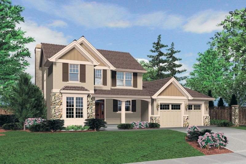 Home Plan - Traditional Exterior - Front Elevation Plan #48-634