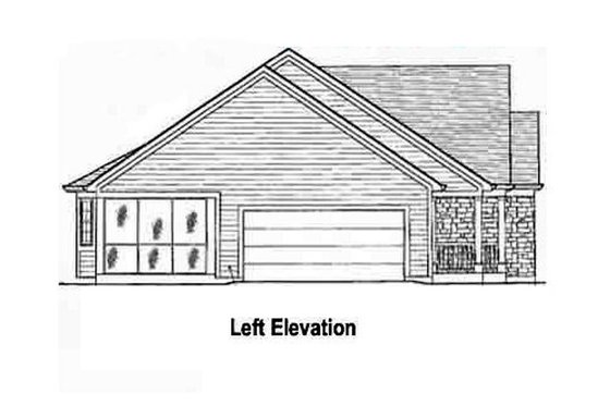 Exterior - Other Elevation for Country House Plan #46-106 - 3 bed, 2 bath