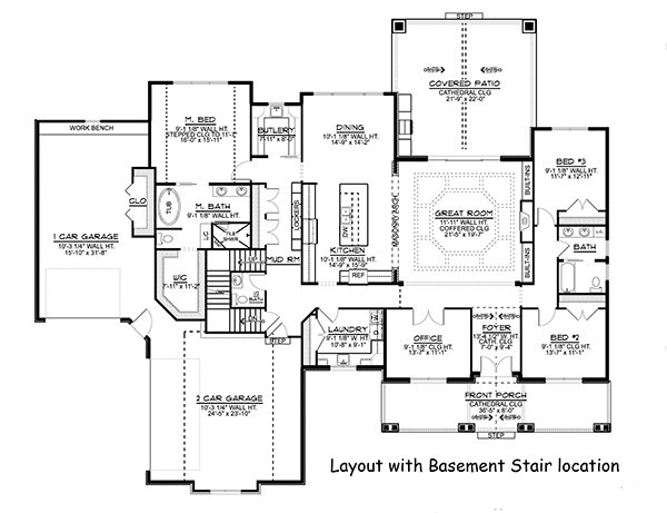 Farmhouse Floor Plan - Other Floor Plan #1064-116