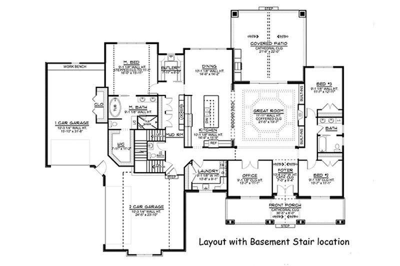House Plan Design - Floor Plan - Other Floor for Farmhouse House Plan #1064-116 - 3 bed, 3.5 bath