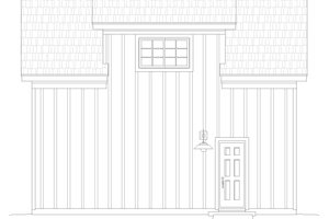 Exterior - Other Elevation 1 for Country House Plan #932-215, 0 bath