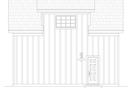 Exterior - Other Elevation 1 for Country House Plan #932-215, 0 bath