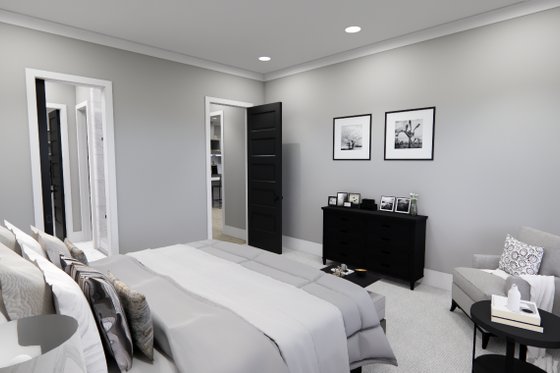 Interior - Master Bedroom 1 for Farmhouse House Plan #51-1265 - 3 bed, 3.5 bath