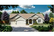 Traditional Style House Plan - 3 Beds 2 Baths 1464 Sq/Ft Plan #58-189 