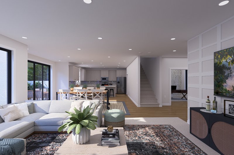 Home Plan - Interior - Family Room for Traditional House Plan #1060-268 - 3 bed, 2.5 bath