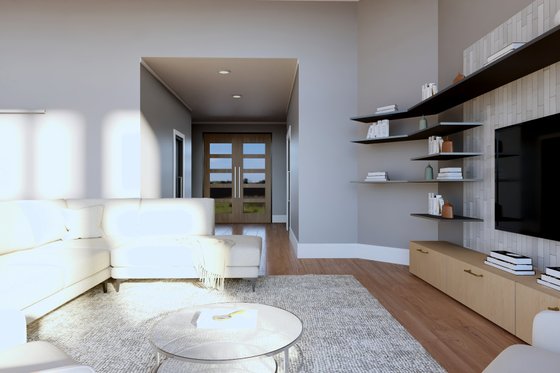 Interior - Family Room 3 for Modern House Plan #1064-317 - 3 bed, 2 bath