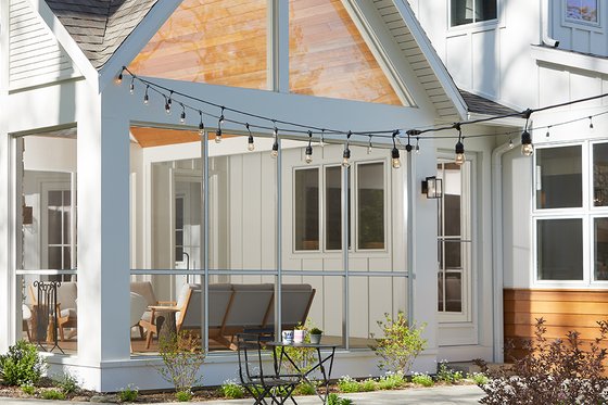 Exterior - Covered Porch for Farmhouse House Plan #928-308 - 5 bed, 3.5 bath