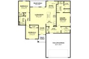 Traditional Style House Plan - 3 Beds 2 Baths 1381 Sq/Ft Plan #430-134 