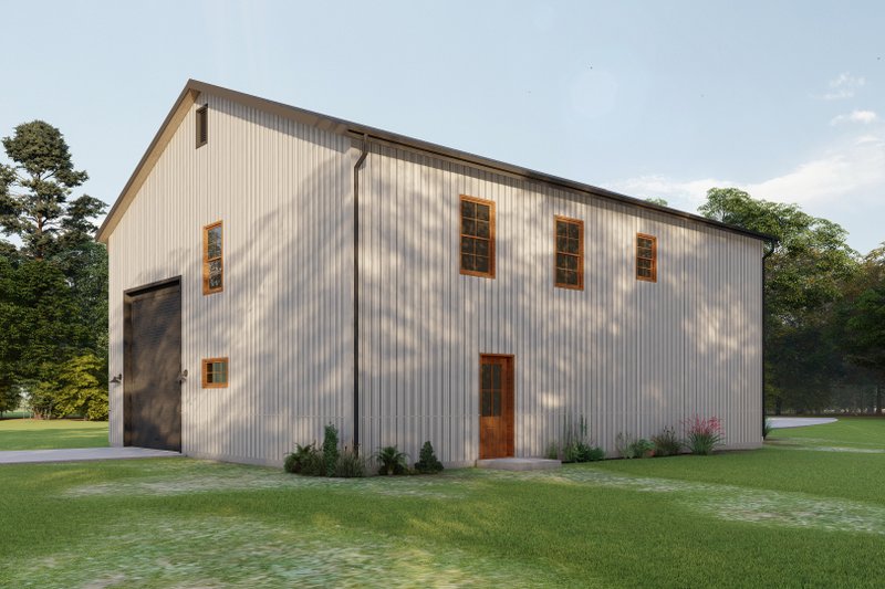 Dream House Plan - Exterior - Other Elevation 6 for Barndominium House Plan #1092-16 - 1 bed, 2 bath