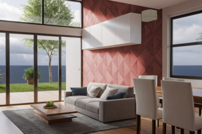 House Blueprint - Interior - Family Room 4 for Contemporary House Plan #542-24 - 1 bed, 1 bath