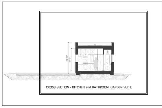 Interior - Other 1 for Modern House Plan #905-7 - 1 bed, 1 bath