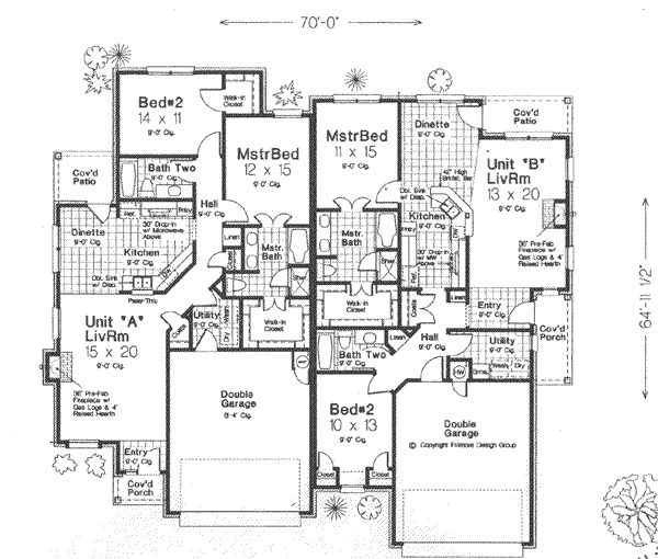 Traditional Floor Plan - Main Floor Plan #310-448