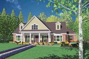 Traditional Exterior - Front Elevation Plan #36-218