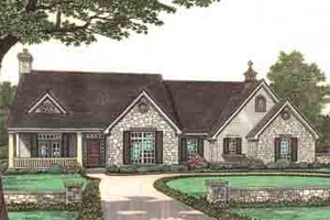 Traditional Exterior - Front Elevation Plan #310-241