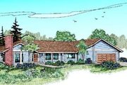 Ranch Style House Plan - 2 Beds 2 Baths 1503 Sq/Ft Plan #60-374 