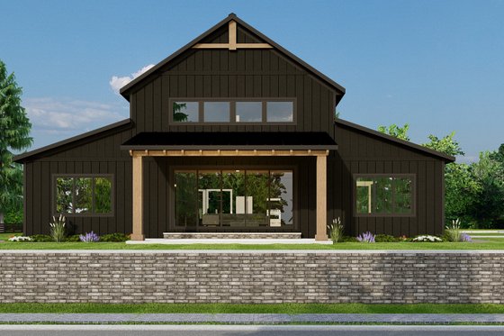 Exterior - Other Elevation 4 for Country House Plan #1064-285 - 3 bed, 2.5 bath