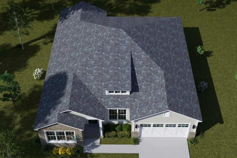 Home Plan - Exterior - Other Elevation 4 for Cottage House Plan #513-2422 - 4 bed, 2.5 bath