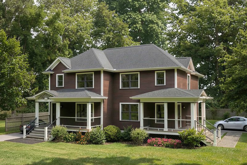 Home Plan - Exterior - Front Elevation 4 for Traditional House Plan #79-239 - 3 bed, 1.5 bath