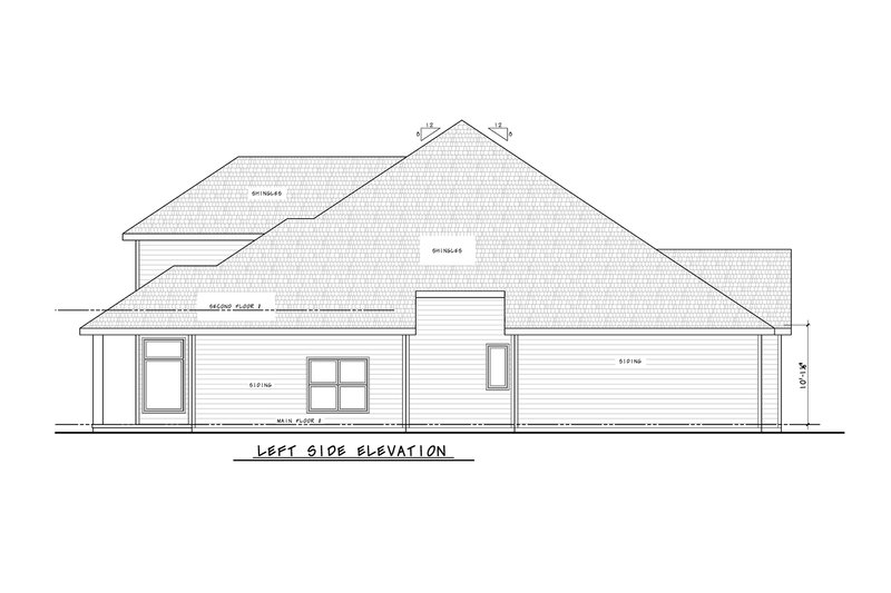 House Design - Exterior - Other Elevation for Traditional House Plan #20-2559 - 4 bed, 4.5 bath