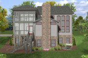 Craftsman Style House Plan - 4 Beds 4 Baths 2964 Sq/Ft Plan #56-563 