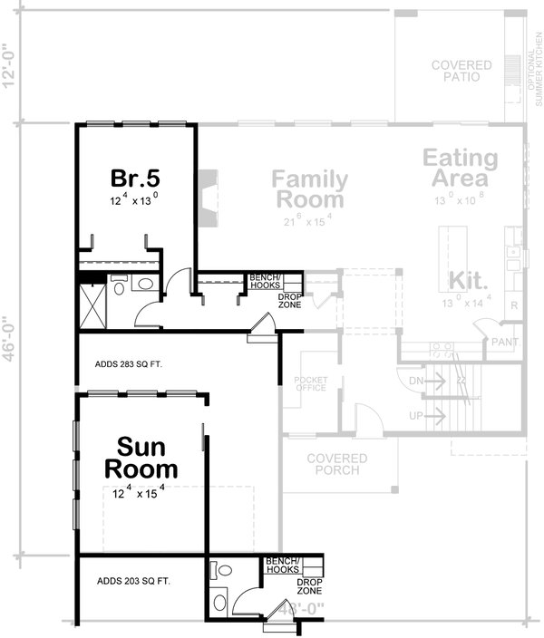 Home Plan - Traditional Floor Plan - Other Floor Plan #20-2403
