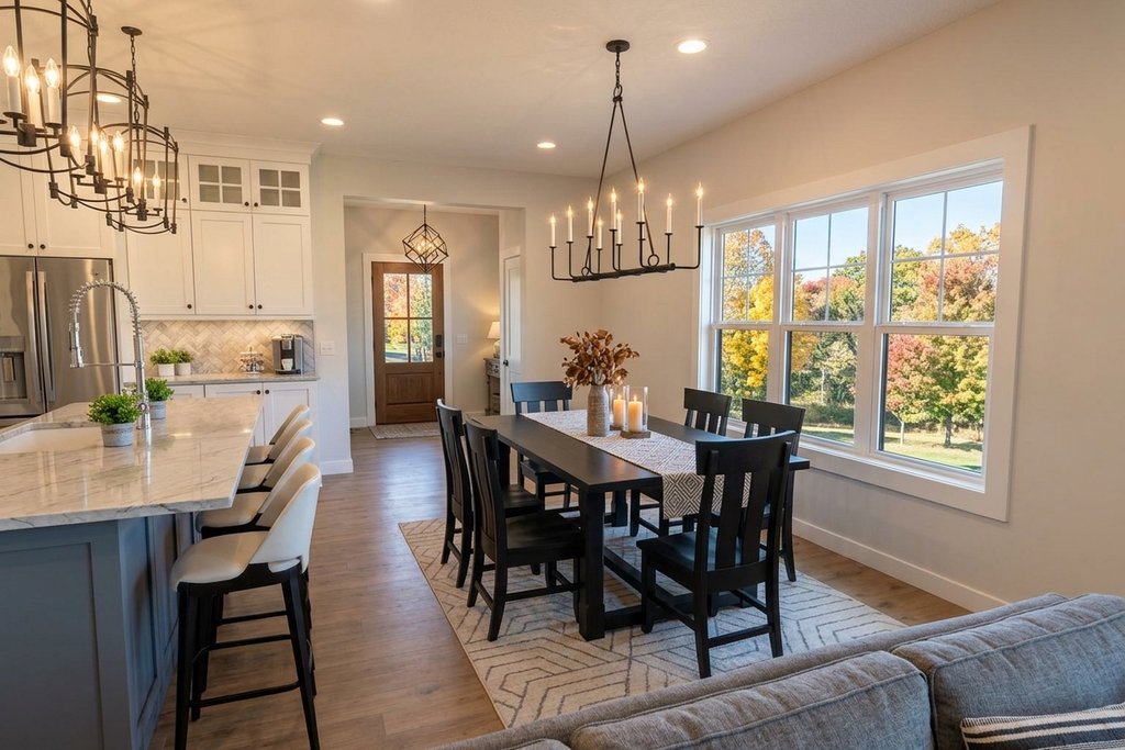Interior - Dining Room 1 for Craftsman House Plan #51-1548 - 2 bed, 2 bath