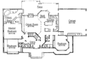 Country Style House Plan - 3 Beds 2.5 Baths 2059 Sq/Ft Plan #5-123 