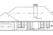 European Style House Plan - 3 Beds 2 Baths 1655 Sq/Ft Plan #40-300 