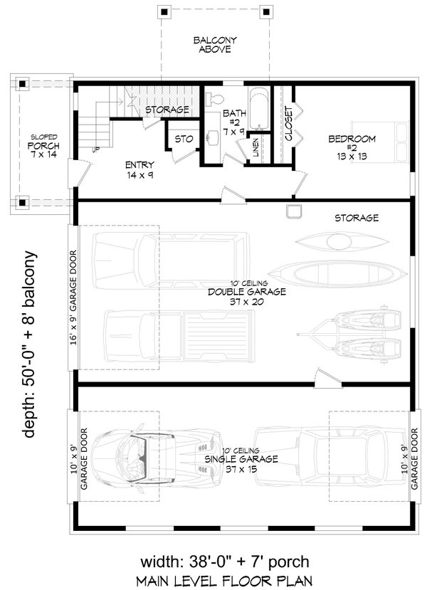 Dream House Plan - Contemporary Floor Plan - Main Floor Plan #932-1230