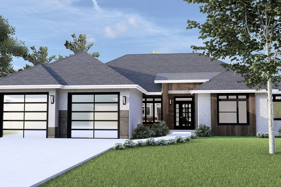 Photo 5 for Modern House Plan #1109-9 - 4 bed, 3 bath