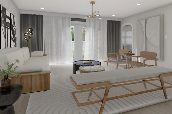 Interior - Other 1 for Ranch House Plan #1060-10 - 3 bed, 2 bath