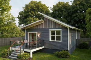 Exterior - Other Elevation for Modern House Plan #79-330 - 3 bed, 2 bath