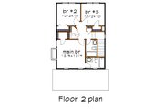 Craftsman Style House Plan - 3 Beds 2.5 Baths 1277 Sq/Ft Plan #79-313 