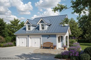 Country Exterior - Front Elevation Plan #930-83